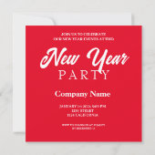 NEUJAHRESVERANSTALTUNGEN JAHR DES DRAGONWEISS EINLADUNG (Rückseite)