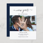 Neujährige Abenteuer Ankündigung Datum freihalten (Vorne/Hinten)