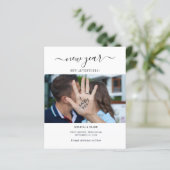 Neujährige Abenteuer Ankündigung Datum freihalten (Stehend Vorderseite)