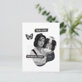 Neujahrliche Mentalfragen im Ok Postkarte (Stehend Vorderseite)