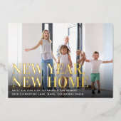 Neujahrliche neue Zuhause | Ankündigung zur Verleg (Vorderseite)