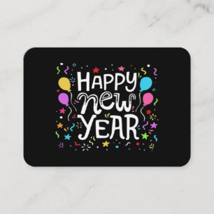 Neujahrs-Feuerwerks-Geschenk zur Feier Visitenkarte