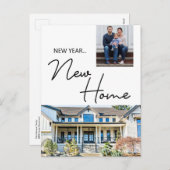 Neujahrs-Fotos zur Ankündigung neuer Zuhause (Vorne/Hinten)