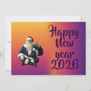 Neujahrs-Gratulationskarte Feiertagskarte