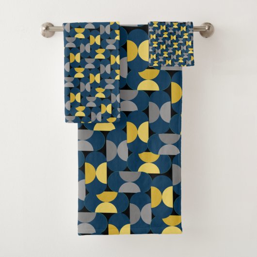 Neujahrs-Herringbone Badhandtuch Set (Insitu)
