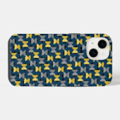 Neujahrs-Herringbone  iPhone Hülle (Rückseite (Horizontal))