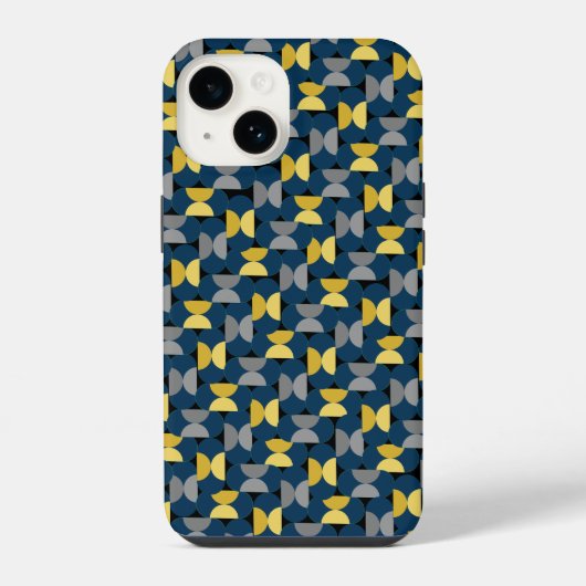 Neujahrs-Herringbone  iPhone Hülle (Rückseite)