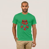 Neujahrs-Kranz T-Shirt (Vorne ganz)