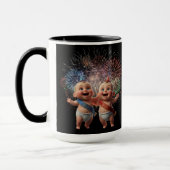 Neujahrs-Männer-Feier-Tasse Tasse (Links)