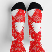 Neujahrs Muster Socken (Oben)