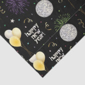 Neujahrs-Party-Balloons Geschenkpapier Seidenpapier (Detail)