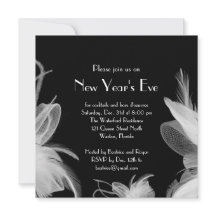 Neujahrs-Party Einladung der 1920er Jahre