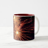 Neujahrs-Rosa-Farbe Zweifarbige Tasse (VorderseiteRechts)