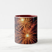 Neujahrs-Rosa-Farbe Zweifarbige Tasse (Mittel)