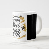 Neujahrs-Tasse Jumbo-Tasse (Vorderseite Rechts)
