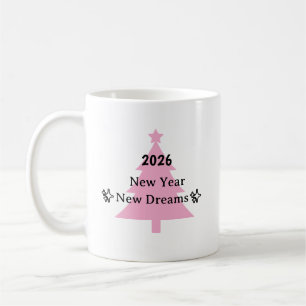 Neujahrs-Tasse 'Neue Träume' Kaffeetasse