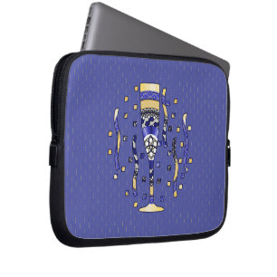 Neujahrs-Toast-Laptop-Hülle Laptopschutzhülle