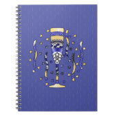 Neujahrs-Toast-Notebook Notizblock (Vorderseite)