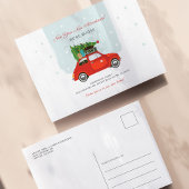 Neujahrsabenteuer: Neue Adresse Ankündigungspostkarte