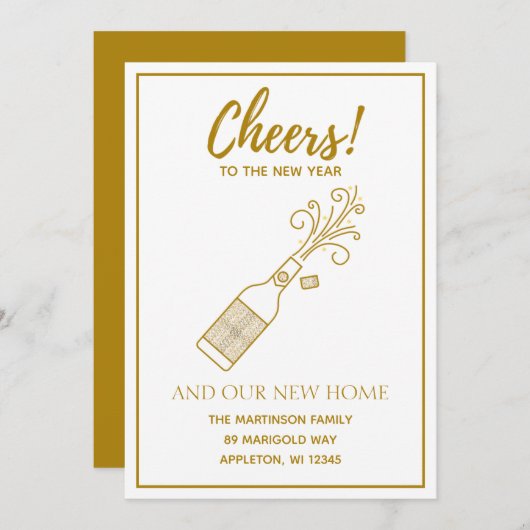 Neujahrsadressen (Vorne/Hinten)