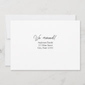 Neujahrsankündigung - Neue Zuhause Einladung (Rückseite)