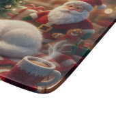 Neujahrsatmosphäre Schneidebrett (Ecke)