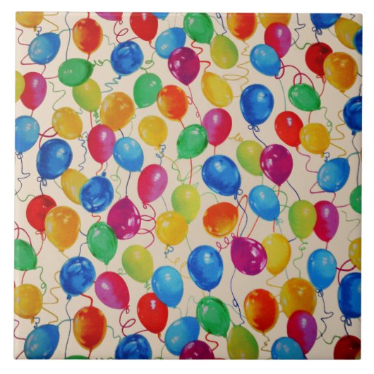 Neujahrsballons Fliese (Vorderseite)