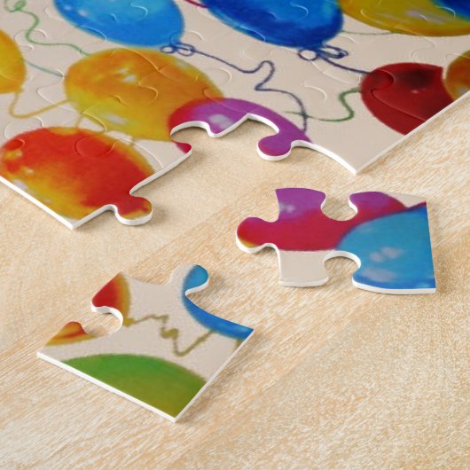 Neujahrsballons Puzzle (Seite)