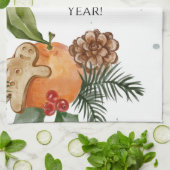 Neujahrsbaum Geschirrtuch (Gefaltet)