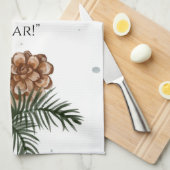 Neujahrsbaum Geschirrtuch (Viertel Falte)