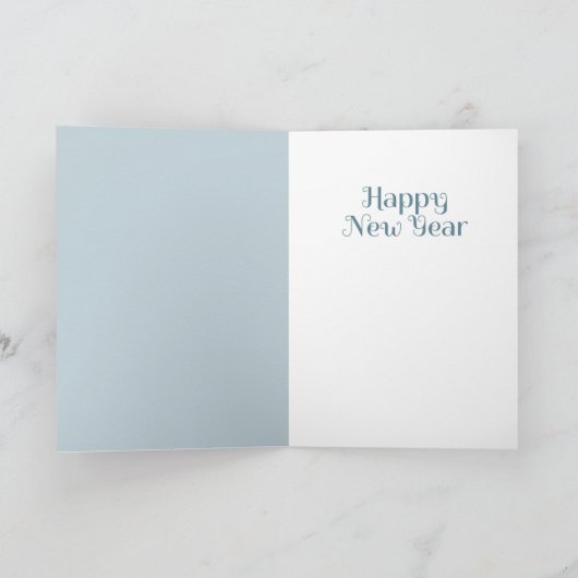 Neujahrsbaum mit Licht Karte (Innenseite)