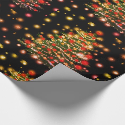 Neujahrsbaum-Wrapper Geschenkpapier (Ecke)