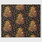 Neujahrsbaum-Wrapper Geschenkpapier (Flach)