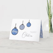 Neujahrsbaumschmuck Karte (Vorderseite)