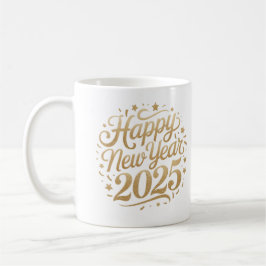 Neujahrsbecher 2025 kaffeetasse