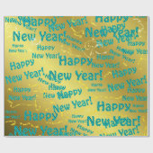 Neujahrsblatt Geschenkpapier (Flach)