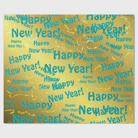 Neujahrsblatt Geschenkpapier (Flach)