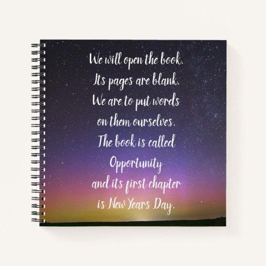 Neujahrsblatt Notizblock (Vorderseite)