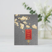 Neujahrsblüten des Gelben Hoa Mais Postkarte (Stehend Vorderseite)