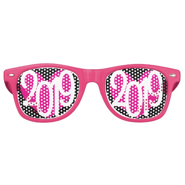Neujahrsbrille Liebe 2019 Party Partybrille (Vorderseite)