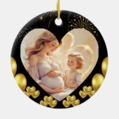 Neujahrsdekoration Keramik Ornament (Hinten)