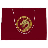 Neujahrsdrache 2024 - Chinesisch - Neujahr - Große Geschenktüte (Rückseite)