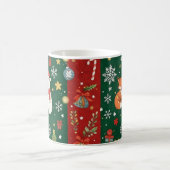 Neujahrsdruck, Bär, Weihnachtsbaum, Fuchs, Vogel, Kaffeetasse (Mittel)