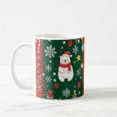 Neujahrsdruck, Bär, Weihnachtsbaum, Fuchs, Vogel, Kaffeetasse (Links)