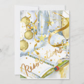 Neujahrsentschließung Feiertagskarte (Vorderseite)