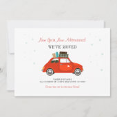 Neujahrserlebnis Neue Ankündigung zur Adressenvers (Vorderseite)