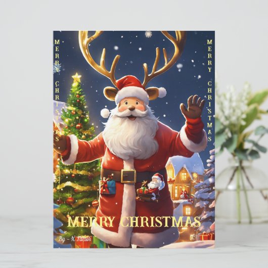 Neujahrsexklusive Grüße (Stehend Vorderseite)