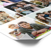 Neujahrsfamilie - Personalisierter Foto-Kalender 2 Poster (Ecke)