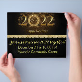 Neujahrsfeier 2022 flyer (Hand)