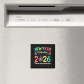 Neujahrsfeier 2026 Disco-Kugel passend Wint Magnet (In Situ (Geschirrspüler))